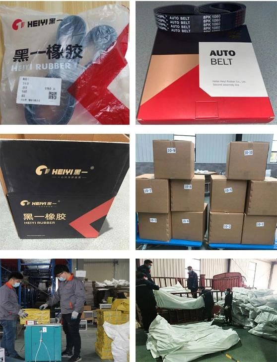 Tensile Strengthen EPDM Rubber Material Automotive Belts for Foton, Sino-Truck