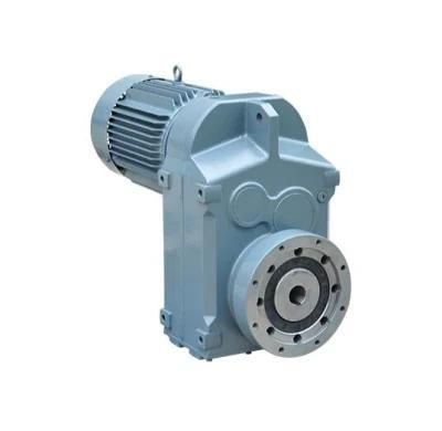 F Series Parallel Shaft Helical Gearbox for Plastic Extruder with Motor