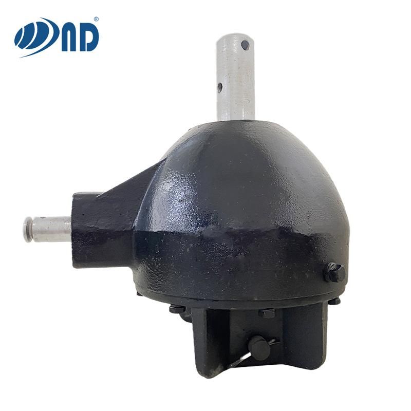 Amazon Hot Sale Grass Cutter Boxes Rotary Tiller Gearbox High Quality ND Reducer Bevel Gear