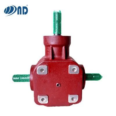 Factory Supply Good Quality Customized Gearbox T Bevel Gearbox for Agricultural Machinery Combine Harvester