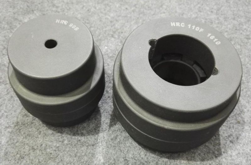 HRC70 90 110 180 230 Flexible Rubber Elastic Camlock Jaw Coupling Taper Bush HRC Coupling B/F/H