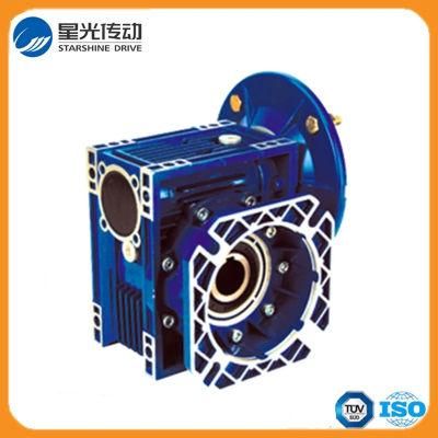 Right-Angle Worm Wheel Gearbox with Output Flange