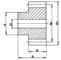 Fine Performance Custominized Bevel Gear