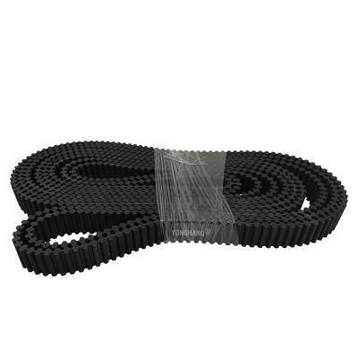 Black Rubber/PU Polyurethane Double-Sided Tooth Timing Belt