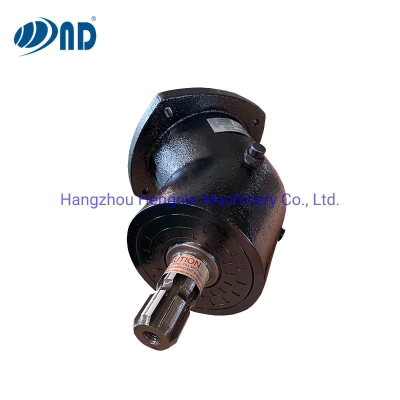 ND Brand 135 Degree Angle Gear Box Pto Agricultural Gearbox for Agriculture Transport Conveyors Post Hole Digger