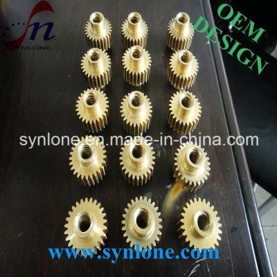 CNC Machining Brass Shaving Gear for Machine Parts