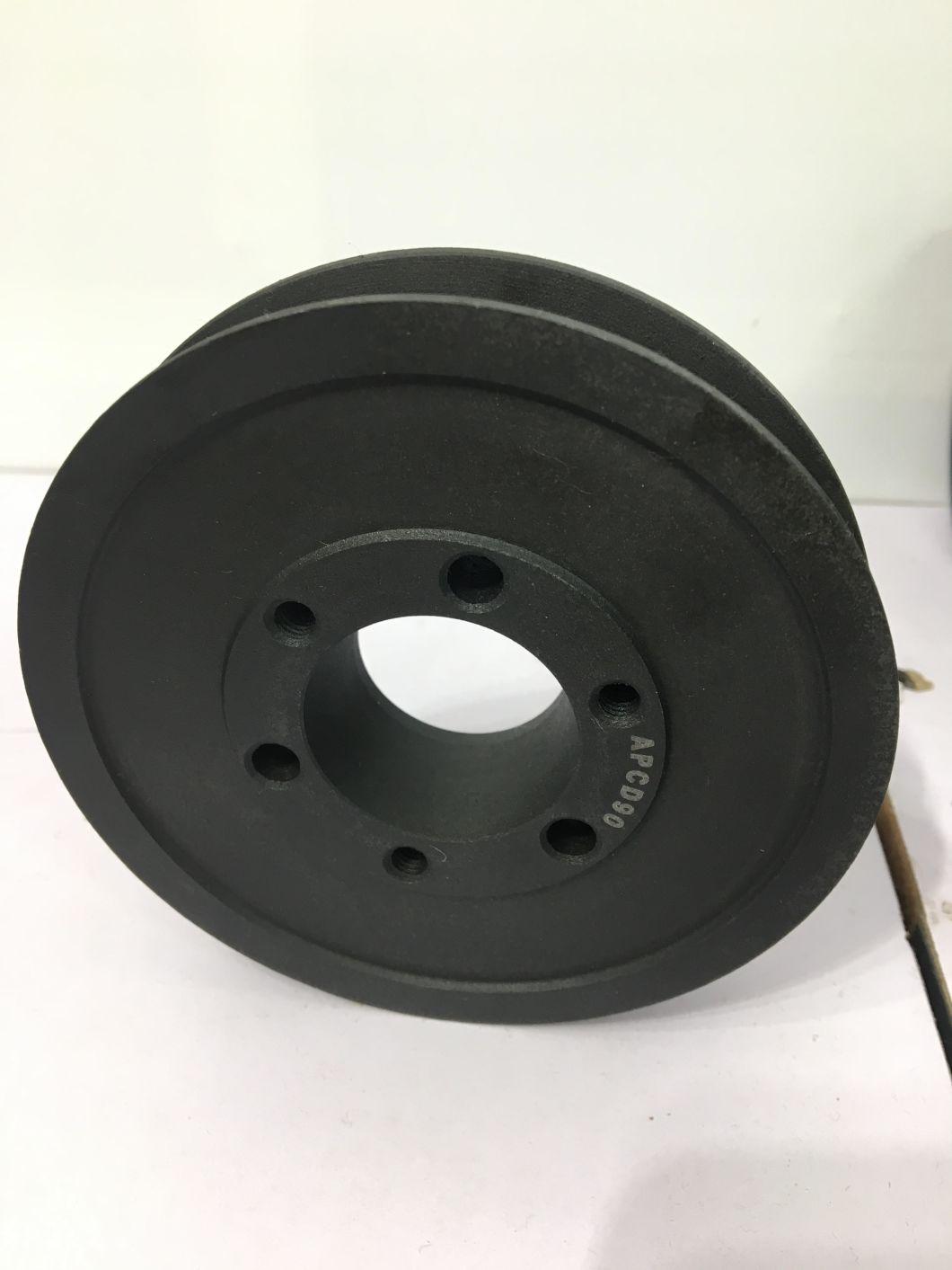 Standard Parts Stock CNC Machining Phosphating Cast Iron Spb200-4 V Belt Pulley for Tractor