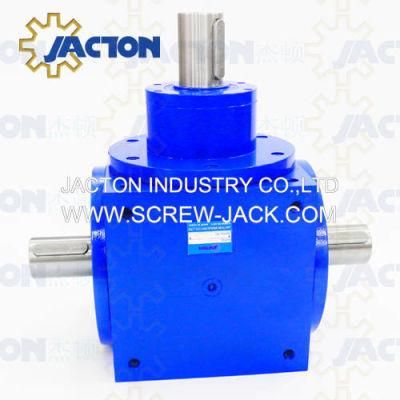 Best 40 HP Right Angle Bevel Gearbox with 2 Keyed Shafts, Spiral Bevel 3-Way Right Angle Gearbox Price