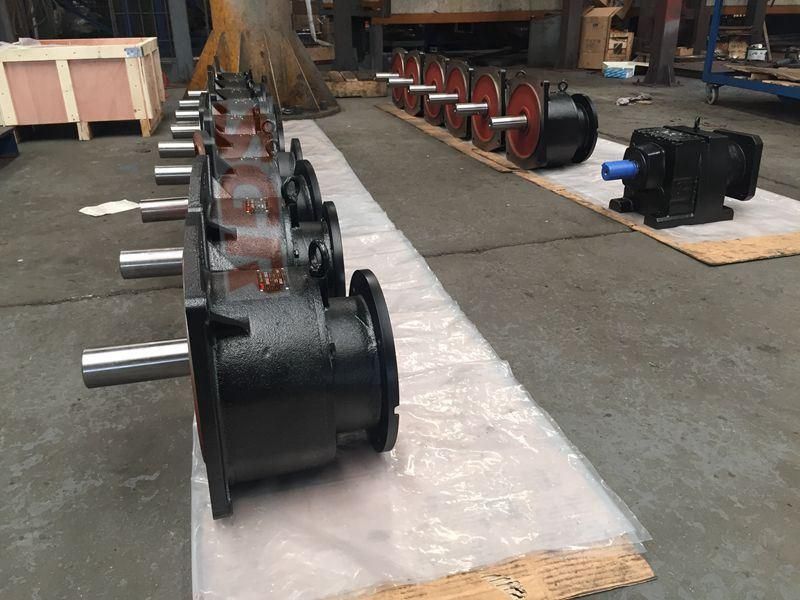 Inline Shaft with Flange Helical Speed Reducer