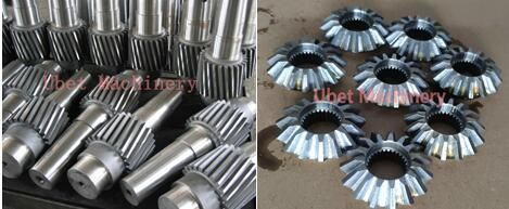 M1 Gear with Spline Hole, Salt Bath Nitriding, HRC42-60