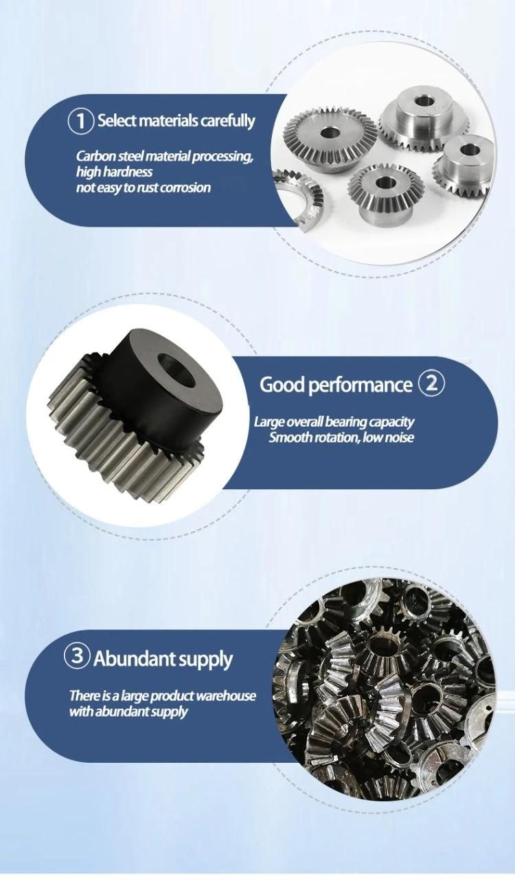 Forging Hobbing Die Casting Gear Steel Metal Differential Drive Motor Slew Crown Rack Pinion Wheel Worm Shaft Spiral Helical Spur Bevel Transmission Gears