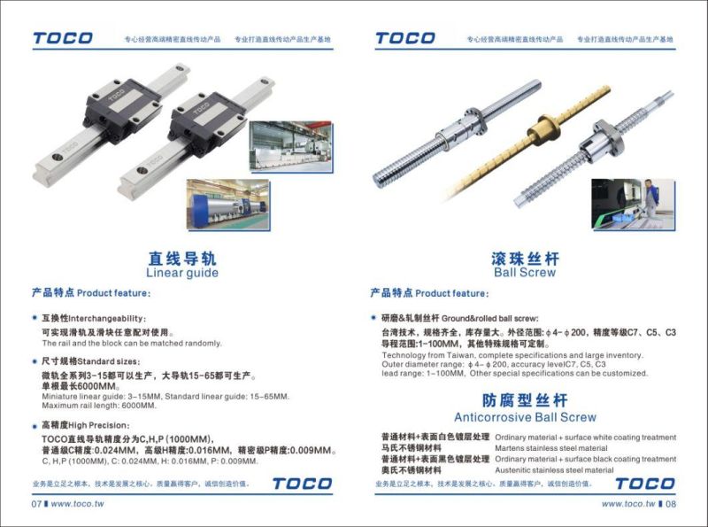 Linear Guide, Hg Series, High Precision