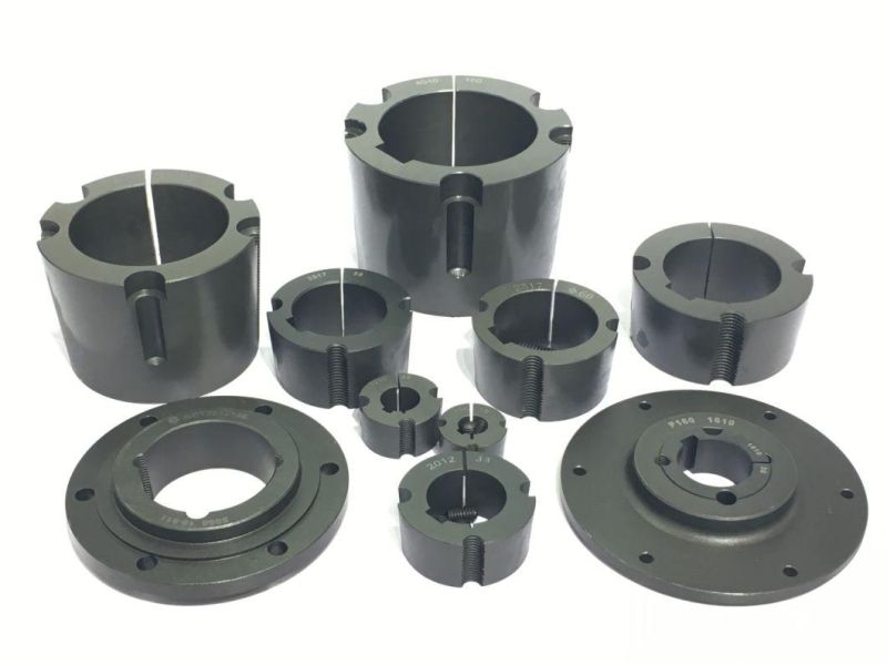 Taper Lock Bush 1008-120100 Steel Cast Iron Sleeve Taper Bore Bush for V Belt Pulley Timing Pulley