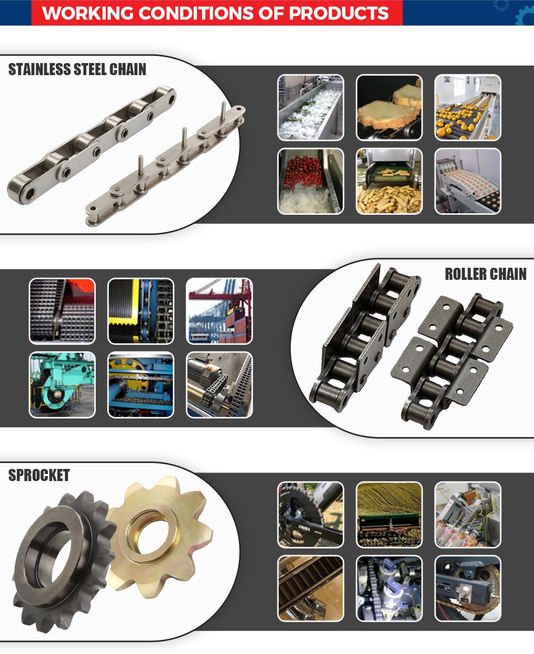 Industrial Transmission Equipment High Frequency Quenching Stainless Steel Chain Sprocket