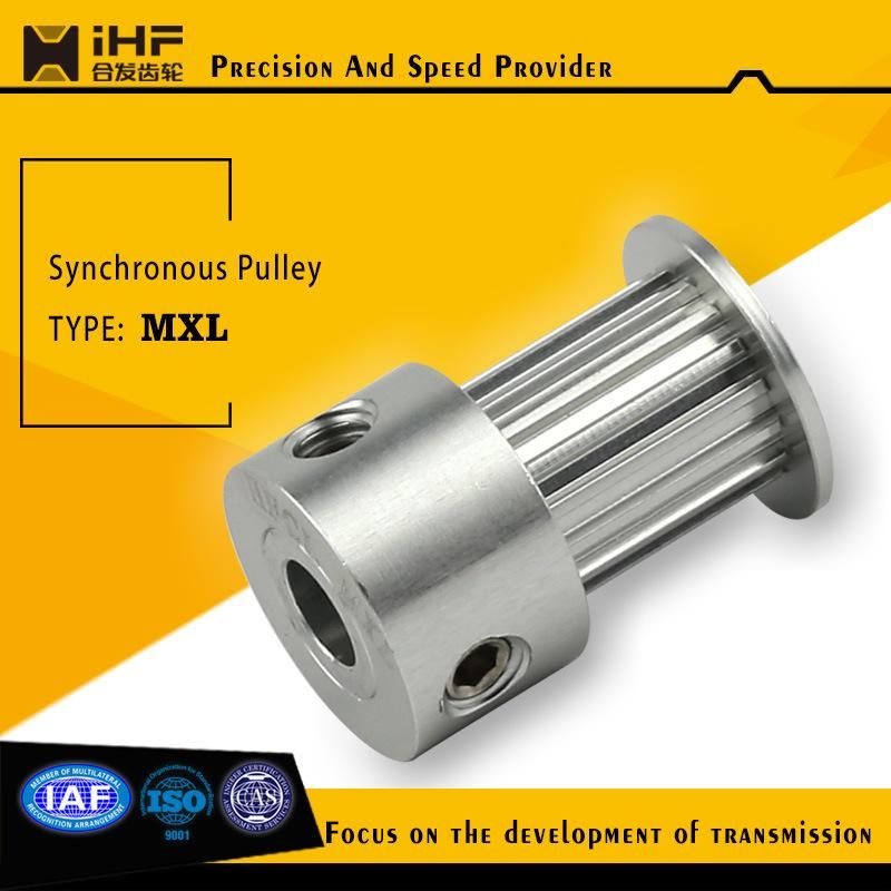 Normal Torque Series Mxl XL L H Al6061 / S45c Material Pulley with CE