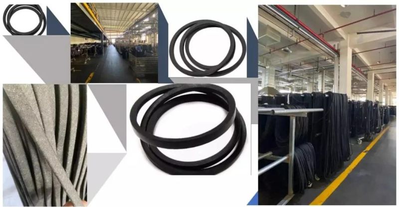 Rubber Wrapped Banded Industrial Poly PVC PU Auto Motorcycle Transmission Parts Fan Conveyor Synchronous Tooth Drive Pk Timing Ribbed V Belt