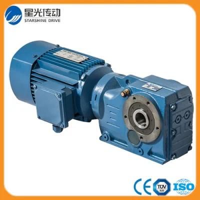 K Series Bevel Helical Gear Reducer with Electric Motor