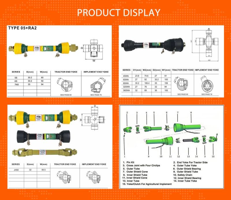 Tractor Rotary Mowers Bevel Fertilizer Spreader Tillers Right Angle Pto Shaft Reducer Gearbox for Farm and Agricultural Machinery