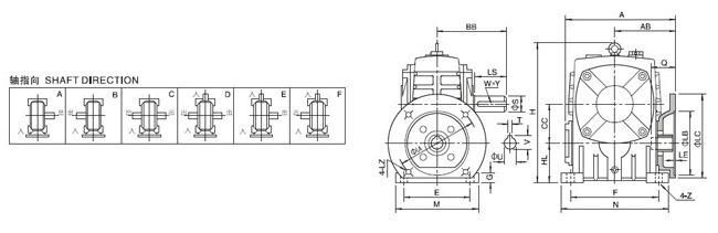 Wpa Series Speed Reducer and Worm Gearbox