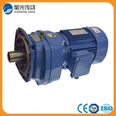 Ncjf Series Small Industrial Helical Geared Motor Reducer with Flange Mounted