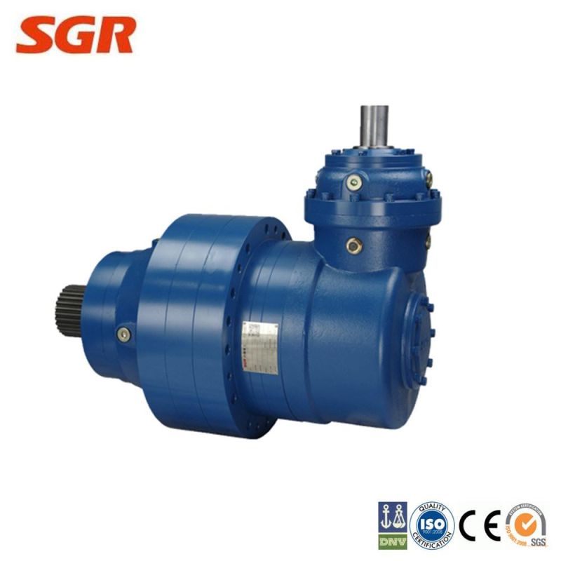 Right Angle Planetary Transmission Gear Box with Hollow Shaft with Shrink Disc