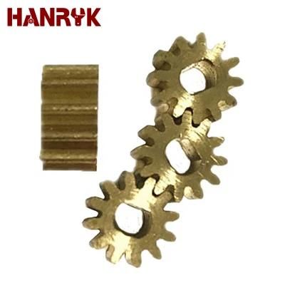 CNC Machined Hot Selling Customized Brass Mini Small Gears Metal Pinion Gear Box