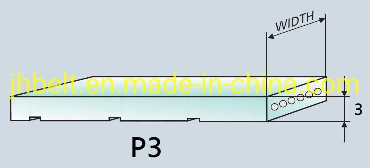 Polyurethane Flat Belt with Steel Cords