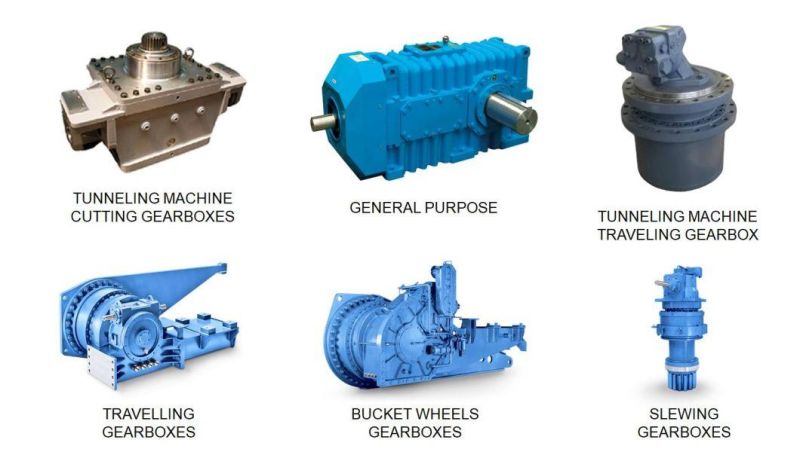 Inline Straight Keyed Shaft on The Output End of Planetary Gearbox, Power Transmission, Gear Reducer