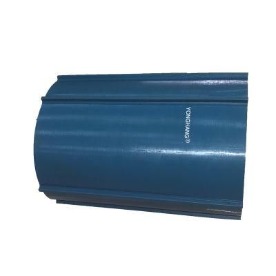 High Temperature Custom Blue Polyurethane Timing Belt with Baffles