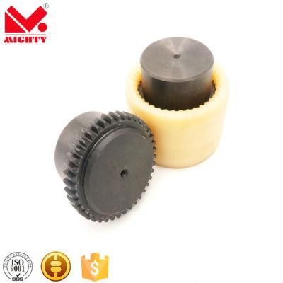 Nylon Sleeve Gear Coupling Curved Teeth Shaft Coupling Mgf14 Mgf125