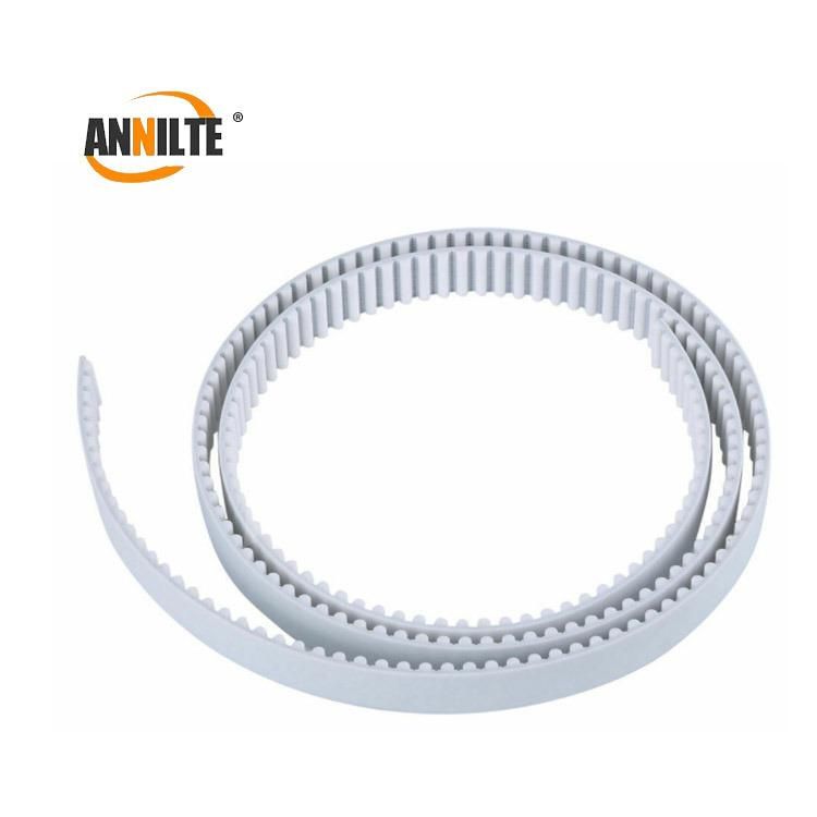 Annilte High Quality White Tooth Endless PU Synchronous Belt PU Timing Belt