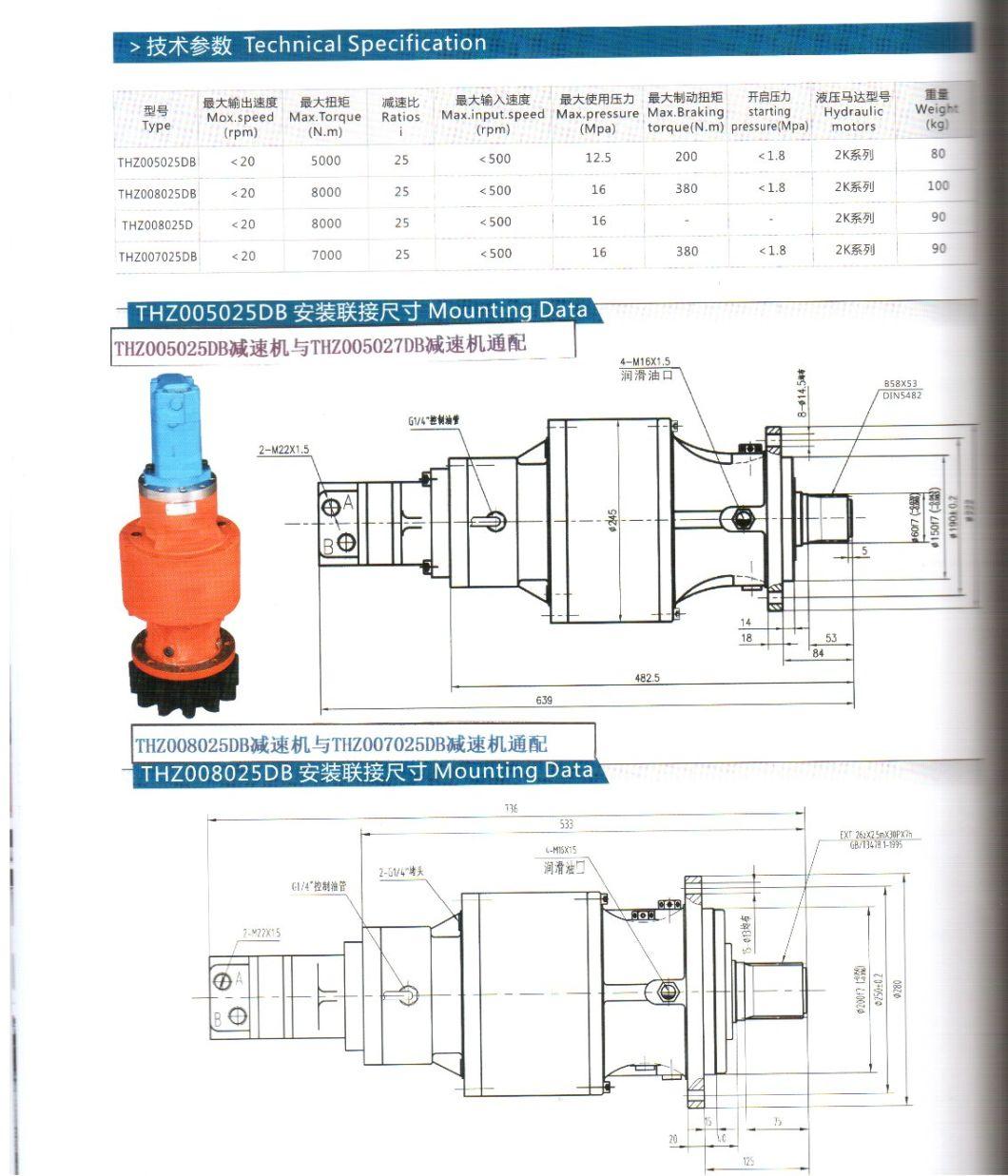 Rexroth Gft Planetary Speed Gear Reducer for Industrial Machinery