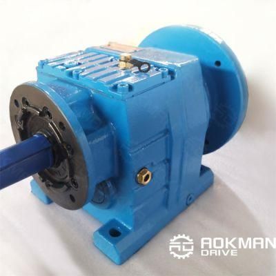 R Series Helical Solid Shaft Input Gearbox for Building Equipment