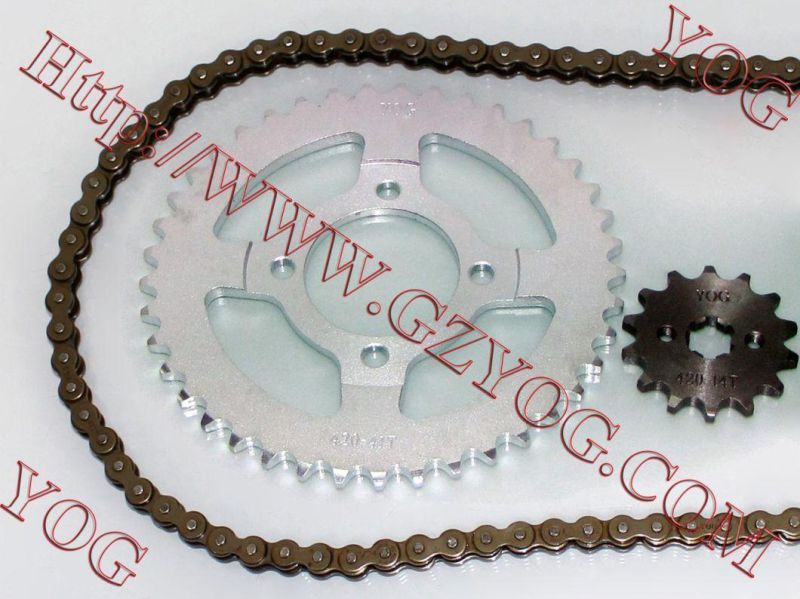 Motorcycle Parts, Motorcycle Sprocket Set for Jialing125 Jh125