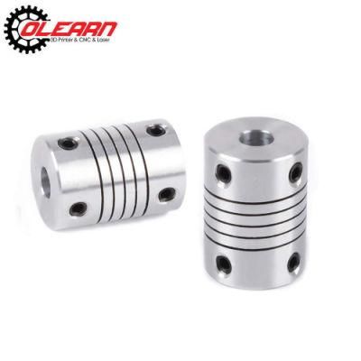 Olearn Aluminum Alloy Shaft Coupling Flexible Coupler Motor Connector