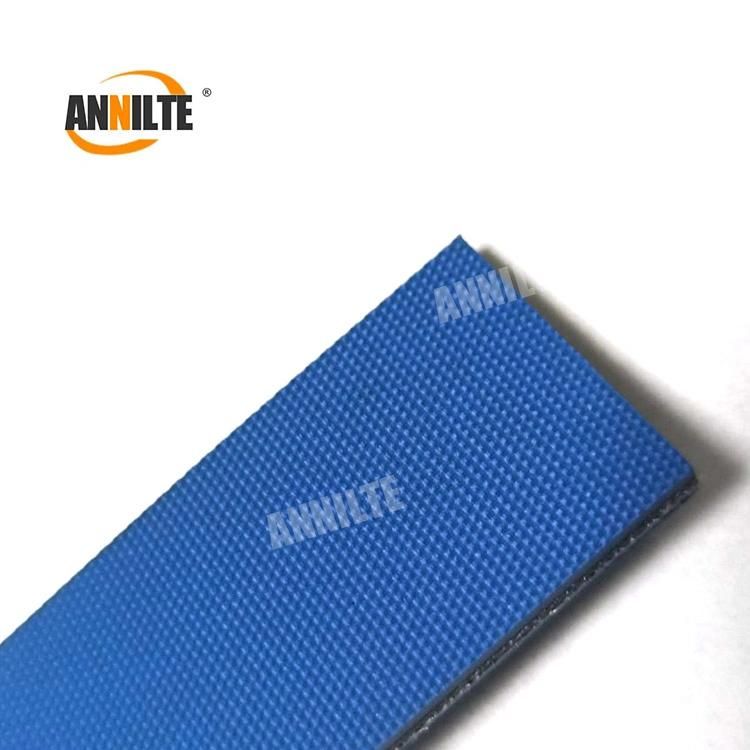 Annilte 2.5mm Thickness Matt Blue and Grey Textile Machine Flat Belt and Rubber Belt Tangential Belt for Machine Conveyor