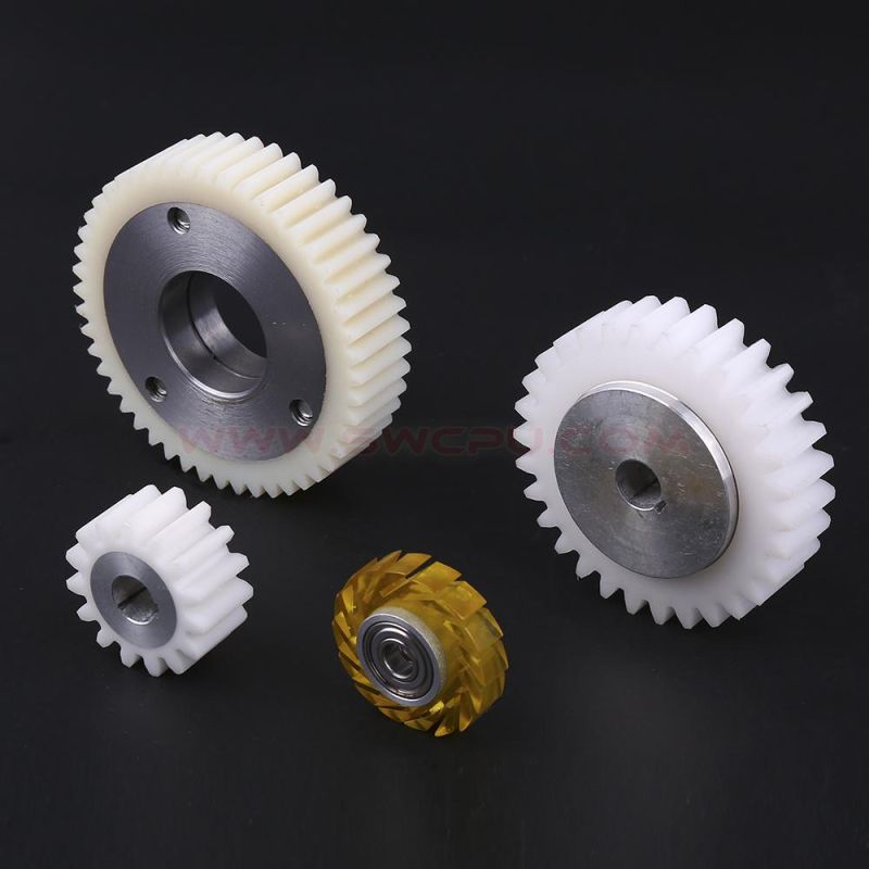 Own Design Nylon Spur Tooth Gear with Brass Bearing