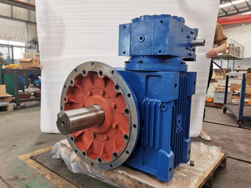 Industrial Gearbox Double Enveloping Worm Reduction Gearbox Reducer Appilcation for Mixer