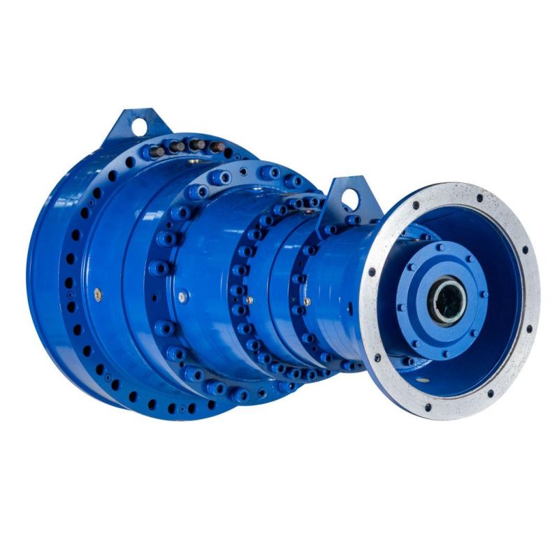 Transmission Right Angle Big Output Torque Planetary Gearbox with Motor