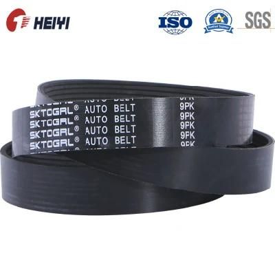 6pk, 7pk, 8pk, 9pk, 10pk Ribbed V Belt for Heavy Truck, Construction Machine