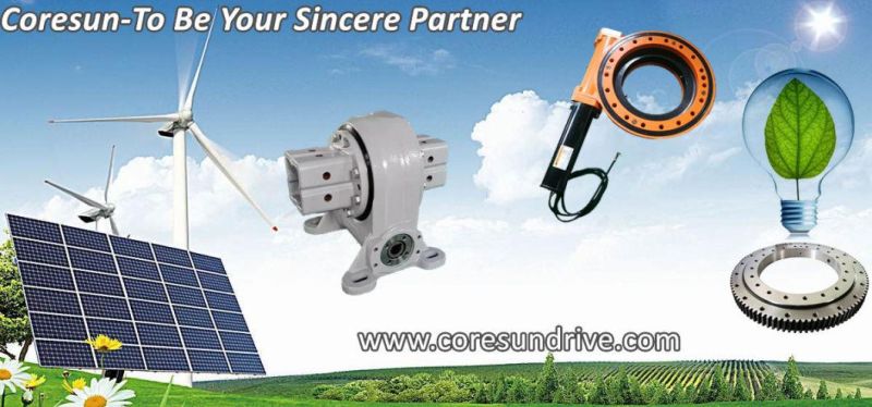 Horizontal Single Axis Solar Tracker Slewing Drive Slewing Motor Slewing Gear