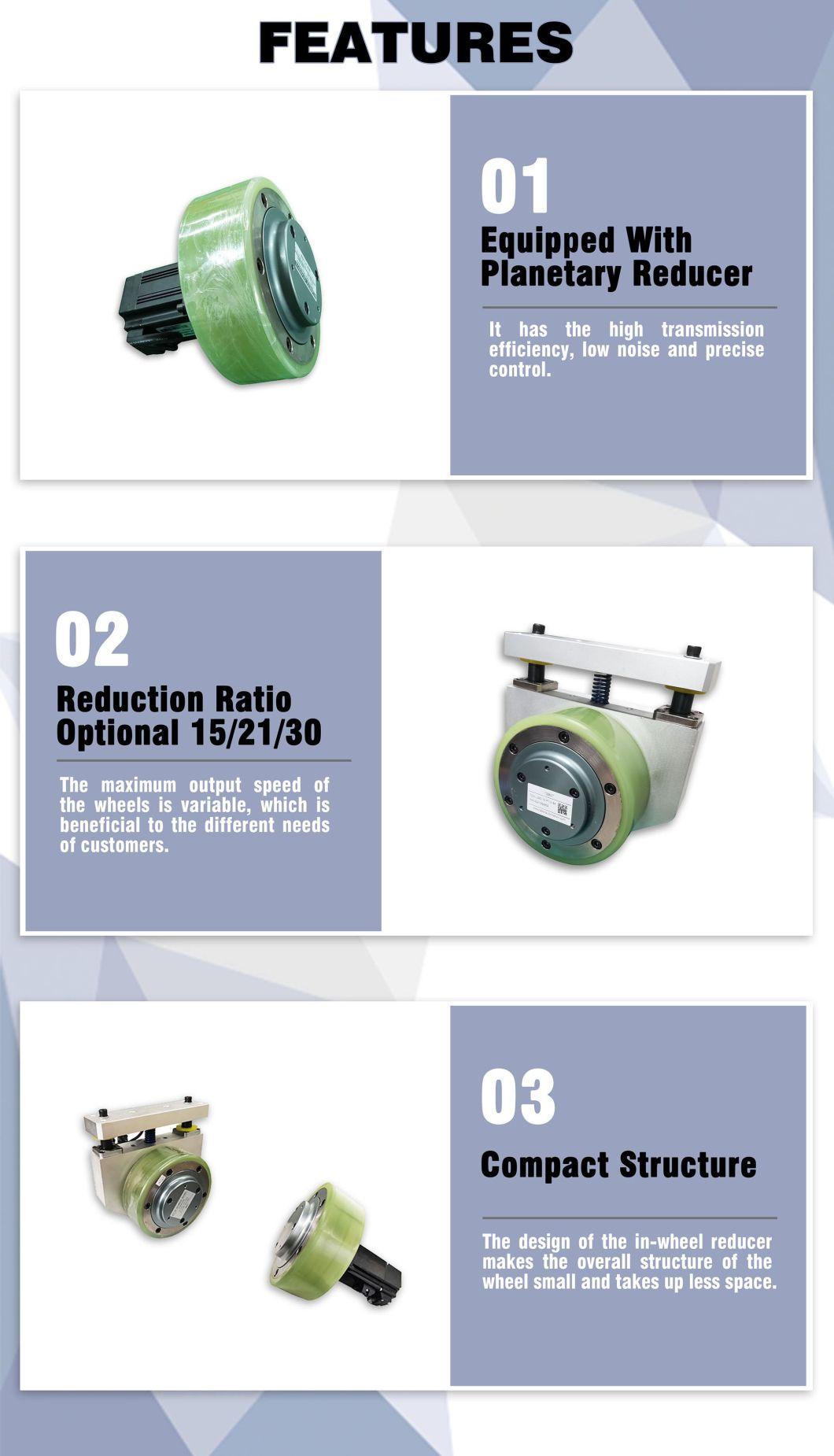 Tzbot Tzdl-200-PT Series High Precision Agv Driving Wheel with Planetary Reducer for Various Agv Vehicle Robot Models Material Handling Vehicle (TZDL-200-PT)