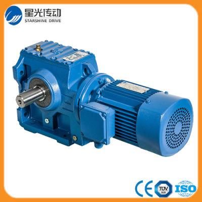 K37 Series Helical Bevel Helical Geared Reducer with IEC Motor