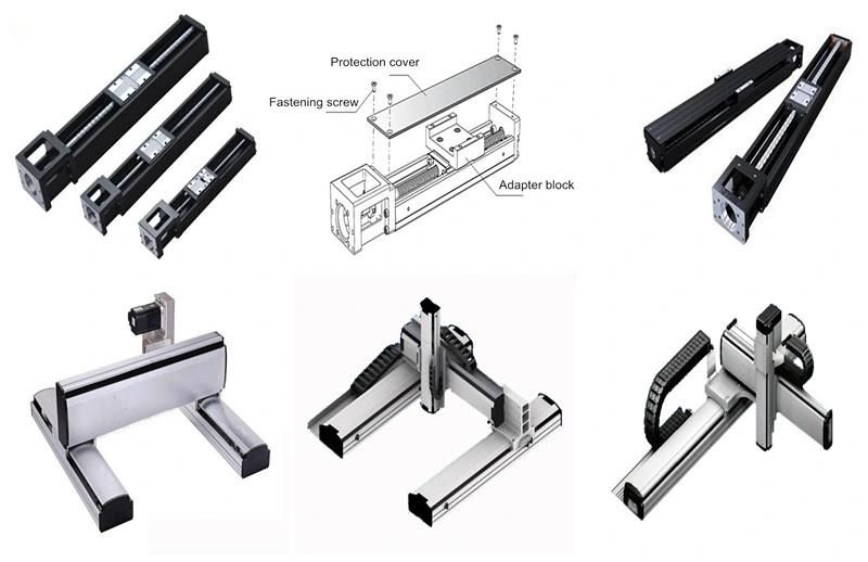 Repeatability 0.02mm Linear Stage Linear Slide Module Kt8610-540A1-F0