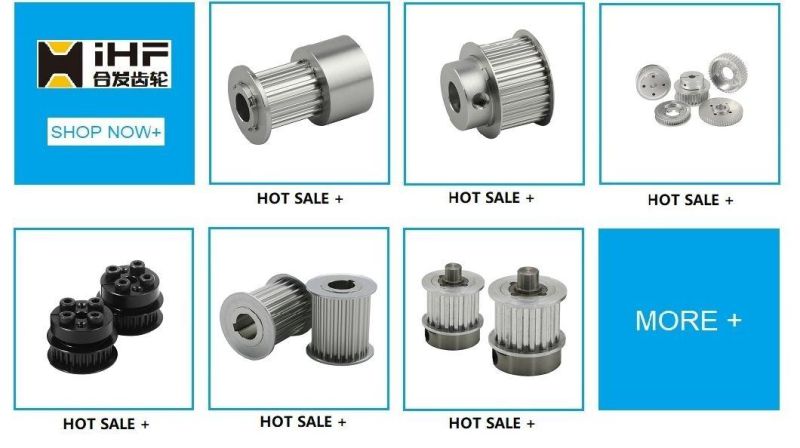 Transmission Shaft Synchronous T5 T10 Htd3m Htd5m 2gt 5gt P5m Pulley with Conveyor Parts