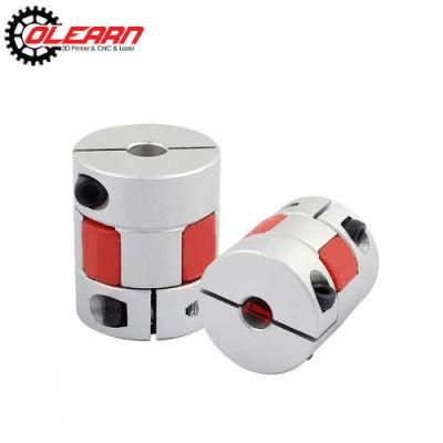 Olearn Aluminium Plum Flexible Shaft Coupling 25mm Length 20mm Diameter Connector Flexible Coupler