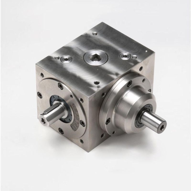 Accessories Unit Reducer Gearbox Machining with Carbon Steel Shaft Manufacturing