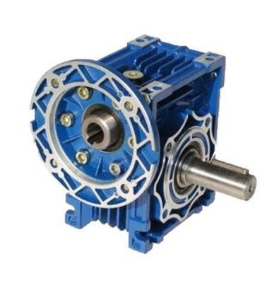 Output Flange Mounted RV Series Worm Gearbox with Ral5010 Blue