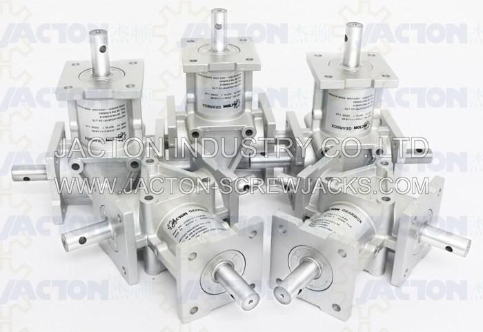 Aluminium Jta24 Reducers and Drives Bevel Gear Right Angle Gearboxes