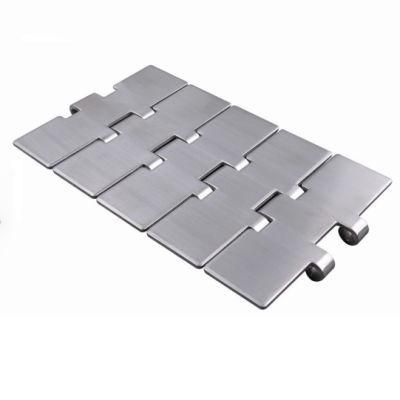 Ss881tab-K750 Pitch 38.1mm Stainless Steel Chain Flat Top Conveyor Chains Table Flat Top Chains